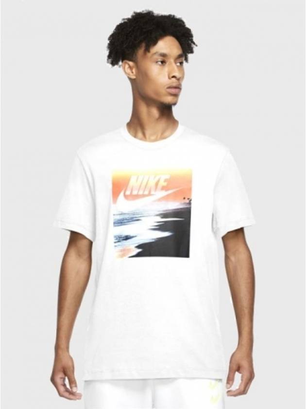 01CW0429100Sunset TshirtWhite - NIKE - BALAAN 1