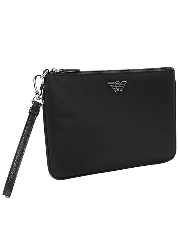 Logo Clutch Bag Black - EMPORIO ARMANI - BALAAN 4