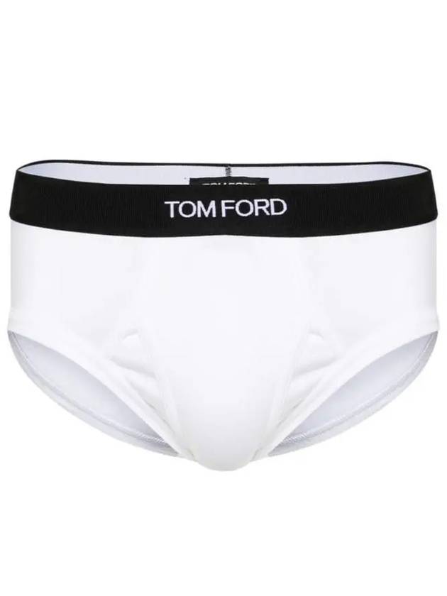 Men's Cotton Logo Waistband Briefs 2 Pack - TOM FORD - BALAAN 6