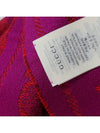 GG Big Logo Red Pink Wool Muffler Bright Women s Scarf Includes Hard Case - GUCCI - BALAAN 5