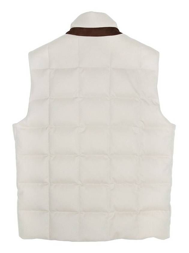 Tuul Quilted Vest Milky White - LORO PIANA - BALAAN 3