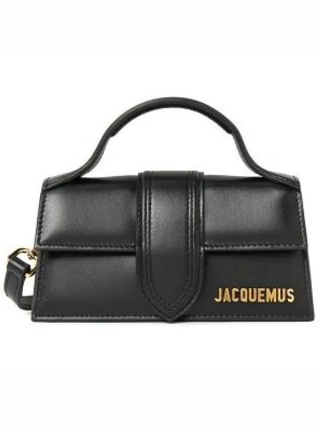 Le Bambino Gold Hardware Logo Mini Tote Bag Black - JACQUEMUS - BALAAN 2