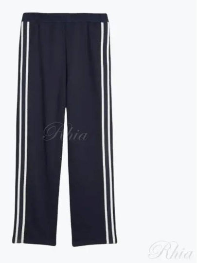 Shiny Technical Fleece Track Pants Nautic Blue - AMI - BALAAN 2