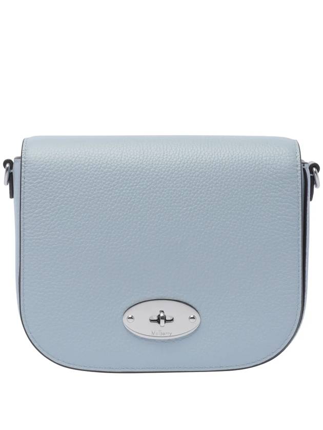 Darley Satchel Classic Grain Small Cross Bag Poplin Blue - MULBERRY - BALAAN 2