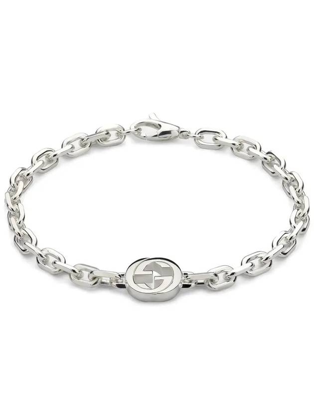 Interlocking G Chain Bracelet Silver - GUCCI - BALAAN 4