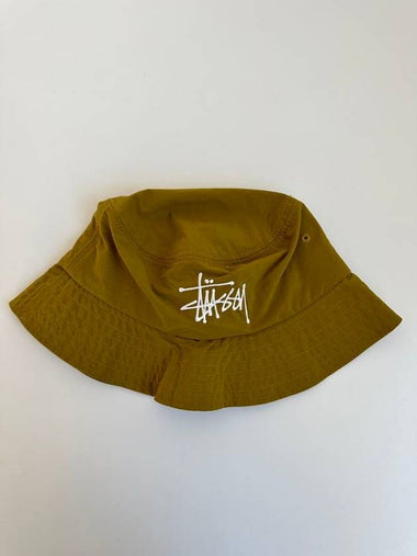 PEACHED NYLON Basic Bucket Hat 1321102 Bronze L XL - STUSSY - BALAAN 1