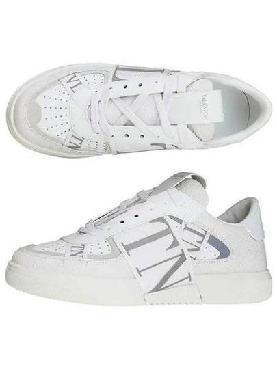 VLTN Logo Band Low-Top Sneakers Grey - VALENTINO - BALAAN 2