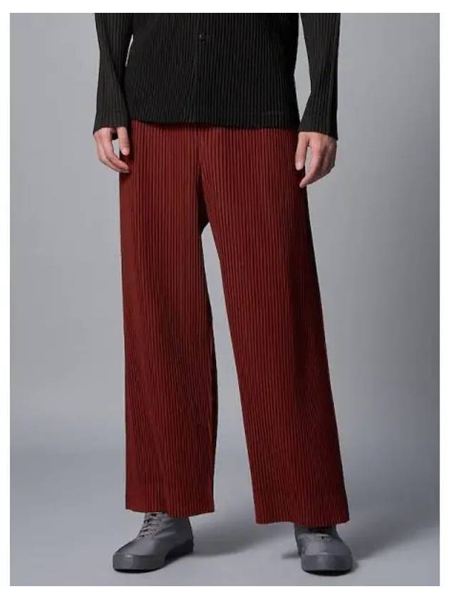 September Wide Pants Crimson Red Domestic Product GM0024090547241 - ISSEY MIYAKE - BALAAN 1