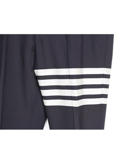 4 bar plain weave suit navy bottoms 2 110 - THOM BROWNE - BALAAN 2