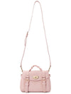 Alexa Heavy Grain Mini Tote Bag Powder Rose - MULBERRY - BALAAN 8