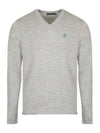 Contrast V-neck Slim Fit Cashmere Sweater Stone Header - G/FORE - BALAAN 2