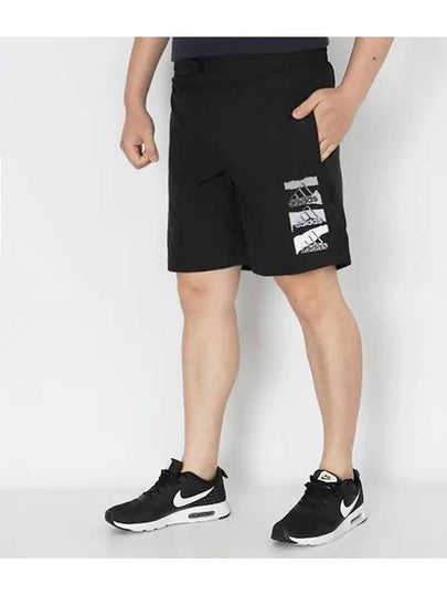 Essentials BrandLove Chelsea Woven Shorts Black - ADIDAS - BALAAN 2