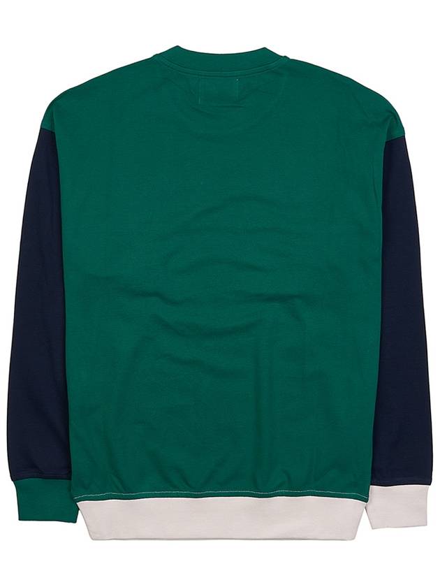 Afton Logo Cotton Sweatshirt Green - ISABEL MARANT - BALAAN 3