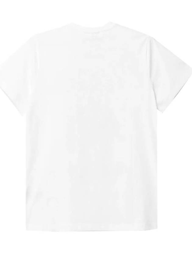 Relax Bunny Orc Cotton Short Sleeve T-Shirt White - GANNI - BALAAN 4