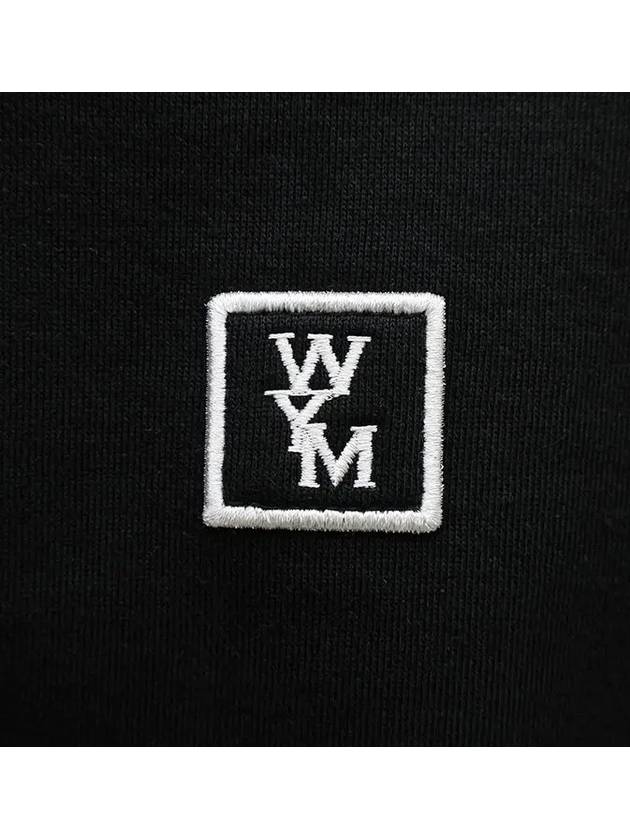 Back Logo  Zip-Up Hoodie Black - WOOYOUNGMI - BALAAN 7