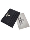 Logo Plaque Card Wallet Black - VIVIENNE WESTWOOD - BALAAN 6