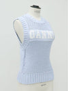 Sky blue knit sleeveless - GANNI - BALAAN 6