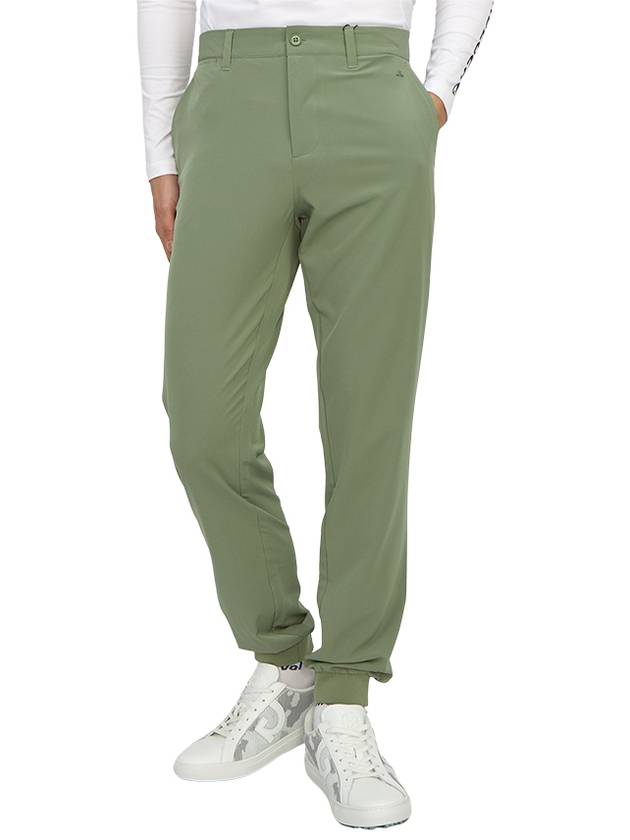 Genuine Men s Cuff Jogger Pants Oil Green GMPA09667 M311 - J.LINDEBERG - BALAAN 5