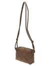 Cassette Intrecciato Small Cross Bag Brown - BOTTEGA VENETA - BALAAN 3