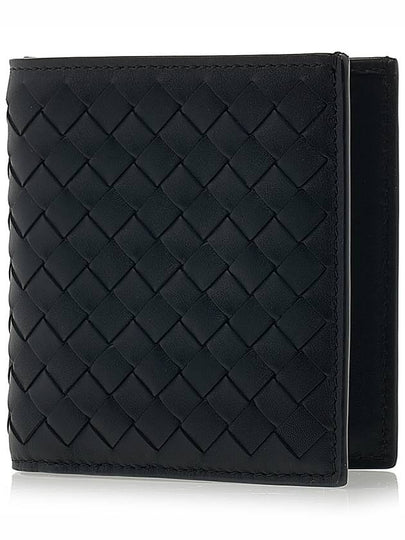 Intrecciato Small Folder Half Wallet Black - BOTTEGA VENETA - BALAAN 2