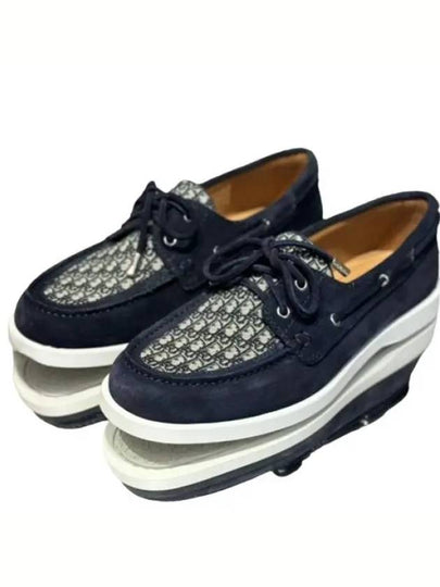 Granville Suede Boat Navy - DIOR - BALAAN 2