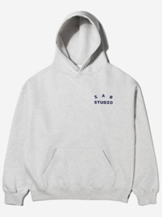 Logo Hoodie Light Grey - IAB STUDIO - BALAAN 3