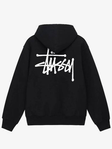 Basic Hood Black 2023 1924870M - STUSSY - BALAAN 1