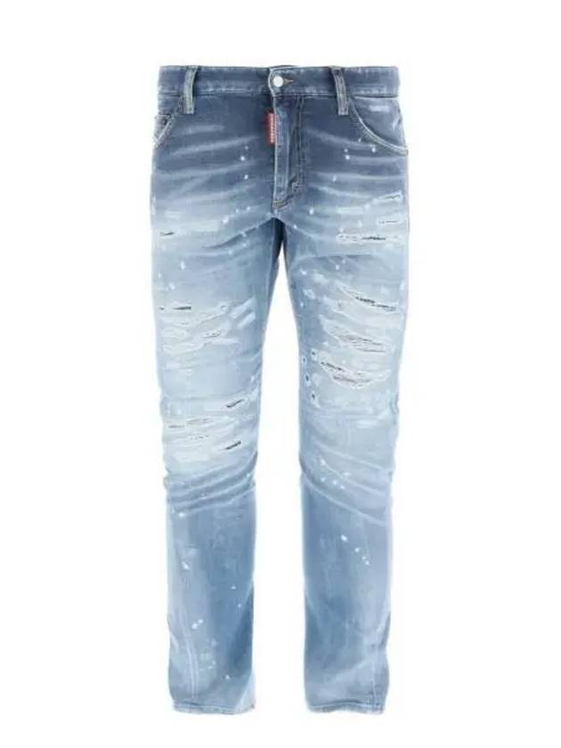 Sexy twist denim pants navy S74LB1269 - DSQUARED2 - BALAAN 1