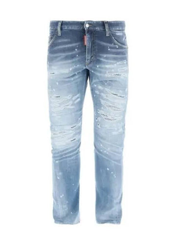 Sexy twist denim pants navy S74LB1269 - DSQUARED2 - BALAAN 1