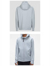 Diagonal Goggles Hood Zip Up Gray - CP COMPANY - BALAAN.