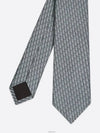 Homme Oblique Silk Tie Grey - DIOR - BALAAN 4