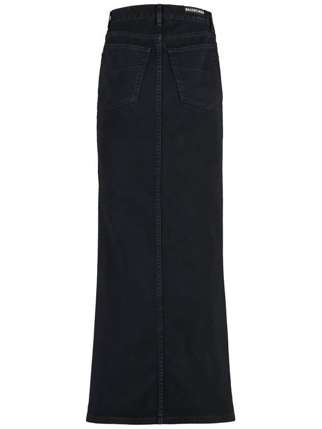 Maxi H-Line Skirt Black - BALENCIAGA - BALAAN 3