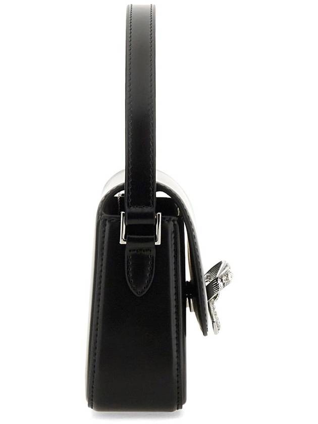 Self-Portrait Black Leather Micro Bag - SELF PORTRAIT - BALAAN 5