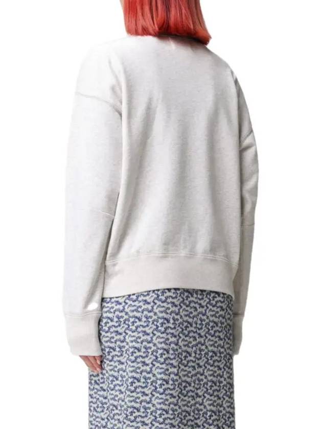 Moby Logo Print Sweatshirt Ecru - ISABEL MARANT - BALAAN 5