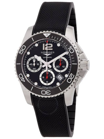 Longines Hydroconquest Chronograph Automatic Black Dial Men's Watch L3.783.4.56.9 - LONGINES - BALAAN 1