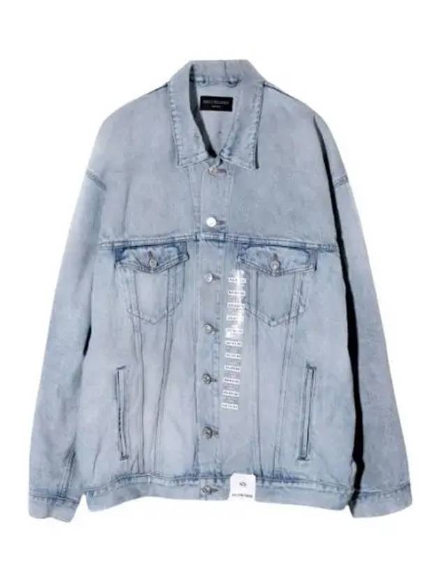 Oversized Denim Jacket Light Blue - BALENCIAGA - BALAAN 2