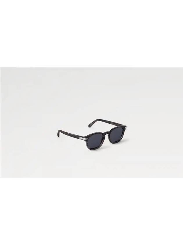 LV Signature Square Round Sunglasses Grey - LOUIS VUITTON - BALAAN 5