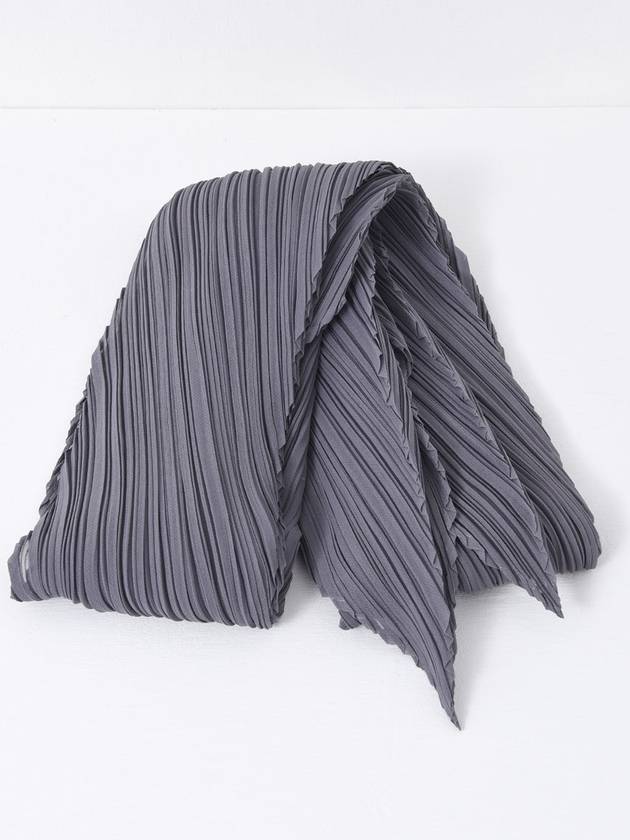 Pleated Basic Scarf Grey - ISSEY MIYAKE - BALAAN 4