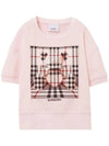 Kids Thomas Bear Pink Short Sleeve T Shirt 8069415 Outlet Italy - BURBERRY - BALAAN 1