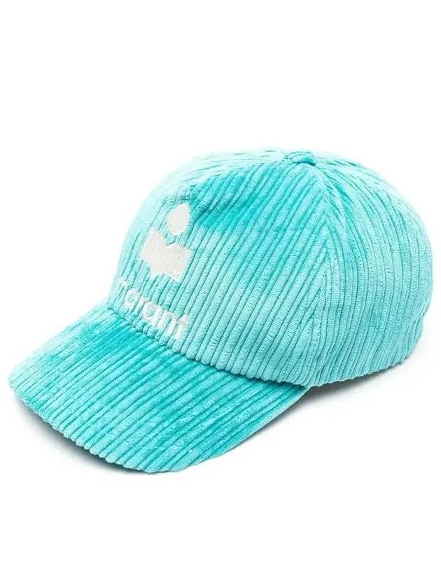 Tyron Corduroy Ball Cap Sky Blue - ISABEL MARANT - BALAAN 1