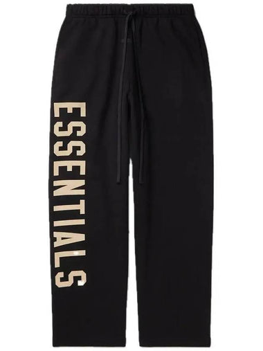 Fleece Relaxed Track Pants Black - FEAR OF GOD - BALAAN 1