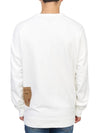 Men's Pocket Crew Neck Cotton Sweatshirt White - TEN C - BALAAN 5