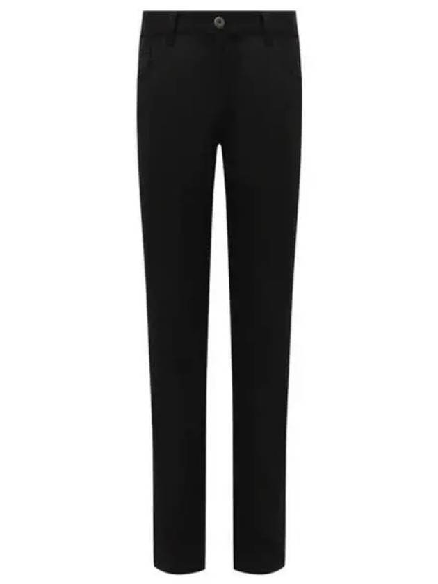 Stretch Drill Five-Pocket Cotton Jeans Black - PRADA - BALAAN 2