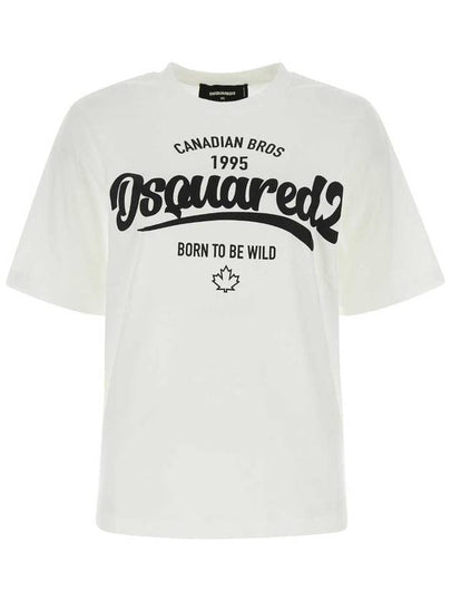 long sleeve t-shirt S75GD0402 S24668 100 WHITE - DSQUARED2 - BALAAN 2