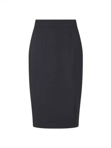 Women s Wool Blend H Line Skirt Black 271159 - EMPORIO ARMANI - BALAAN 1