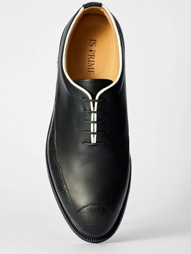 two-tone derby black golf shoes spikes - 1'S PRIME - BALAAN 1