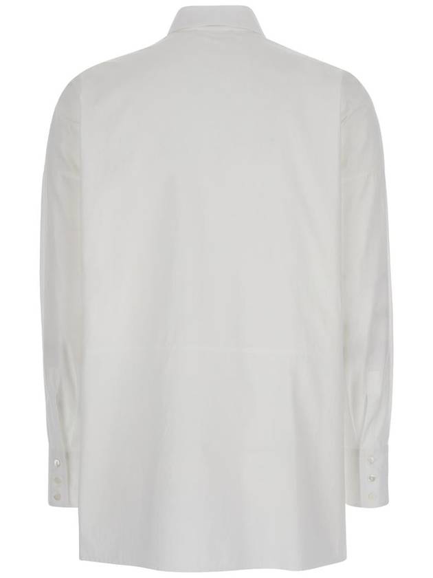 'Armagnac' White Shirt With A Pocket In Cotton Woman - ANTONELLI - BALAAN 2