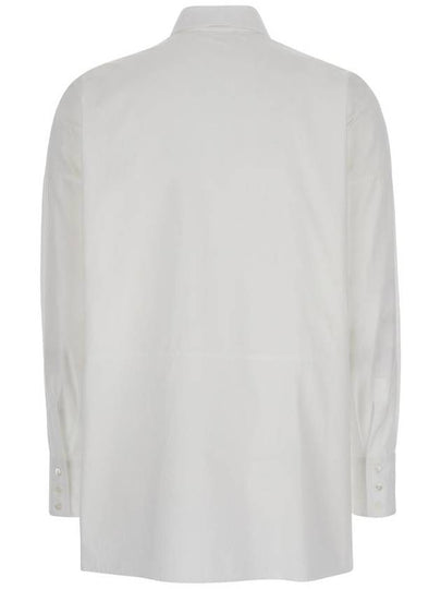 'Armagnac' White Shirt With A Pocket In Cotton Woman - ANTONELLI - BALAAN 2