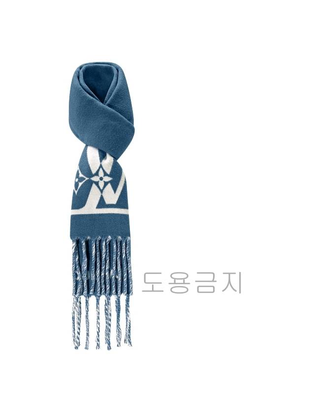 LV Smash Scarf Blue - LOUIS VUITTON - BALAAN 3