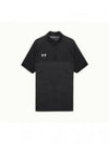 Men's Locker High Neck Short Sleeve T Shirt Black - UNDER ARMOUR - BALAAN 2